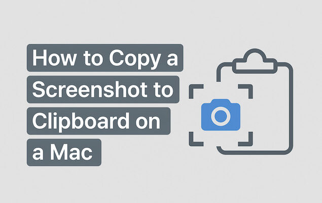 copy screenshot to clipboard mac