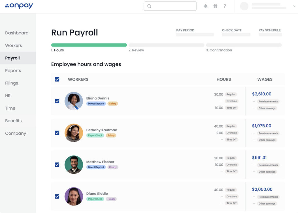 onpay payroll