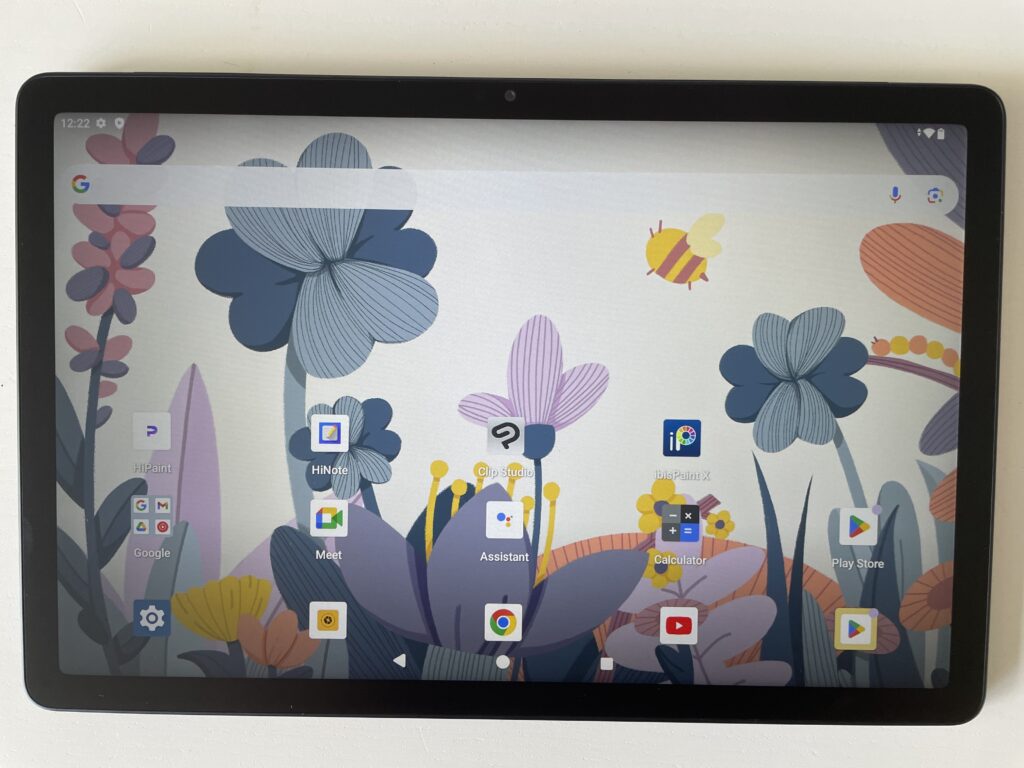 huion slate 11 home screen