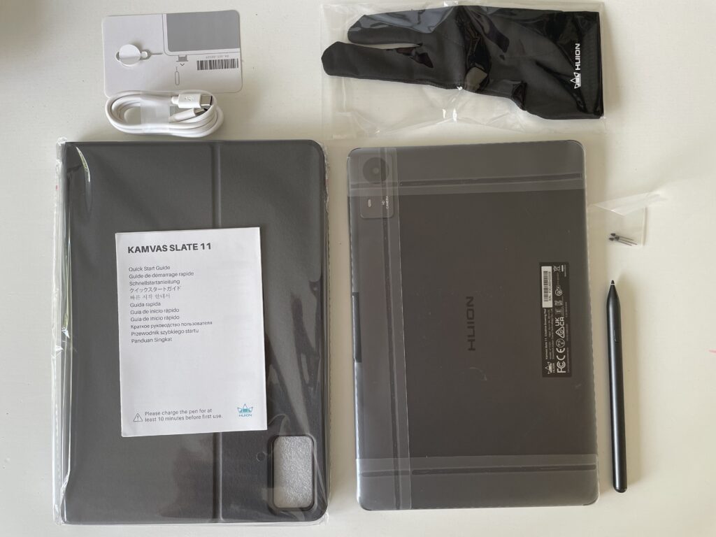 huion slate 11 in the box