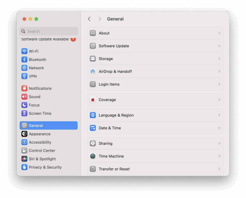 macos system settings