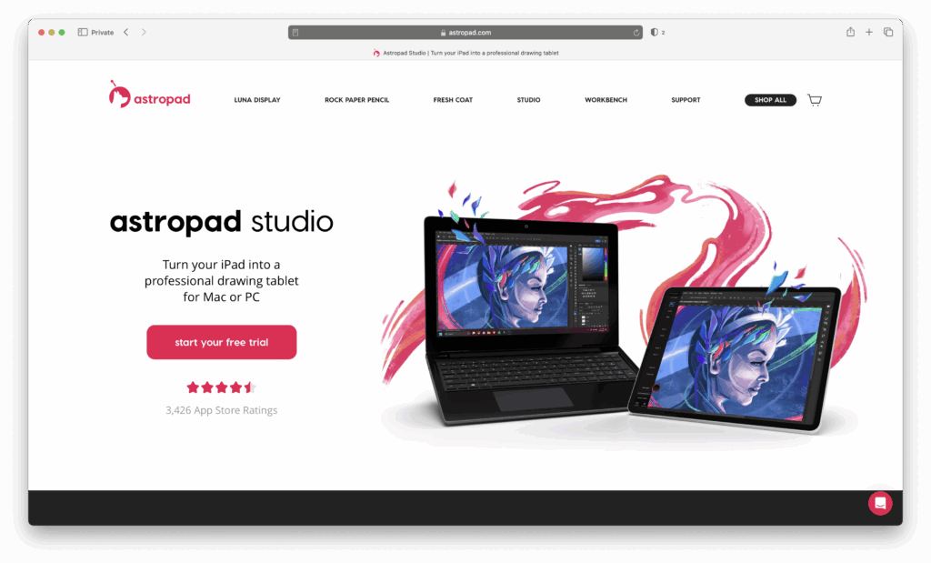 astropad studio mac for procreate