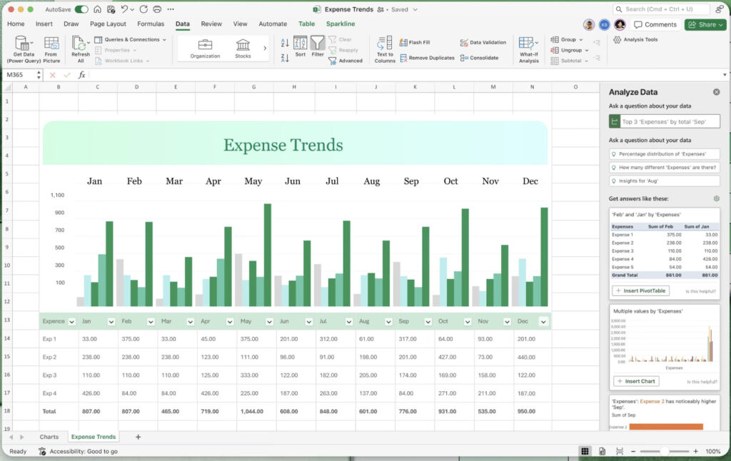 excel for mac
