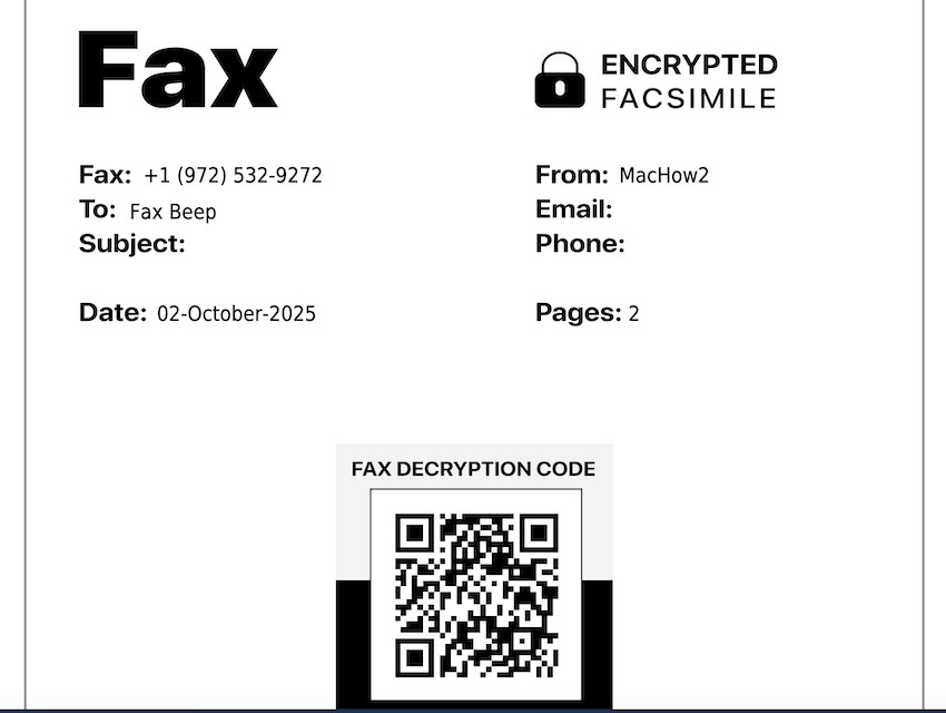 send encrypted fax ifax