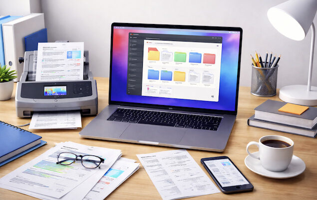 best paperless document management software mac - cover