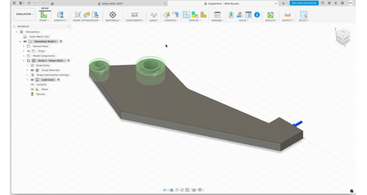 fusion 360 for mac - interface
