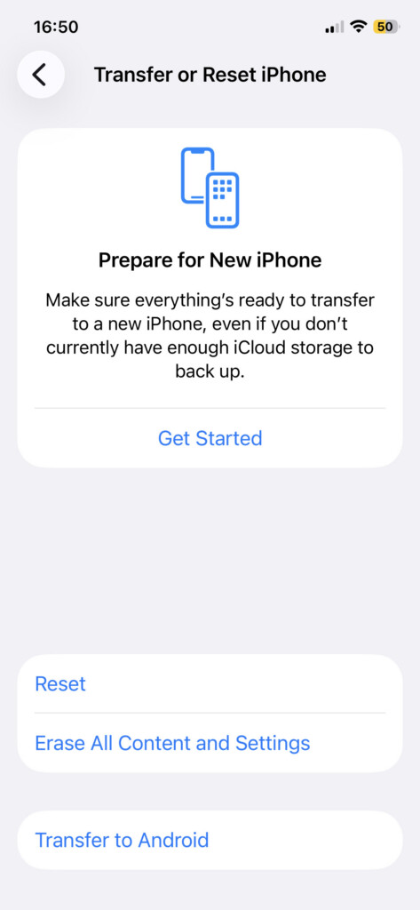 iphone to mac airdrop not working - reset iphone