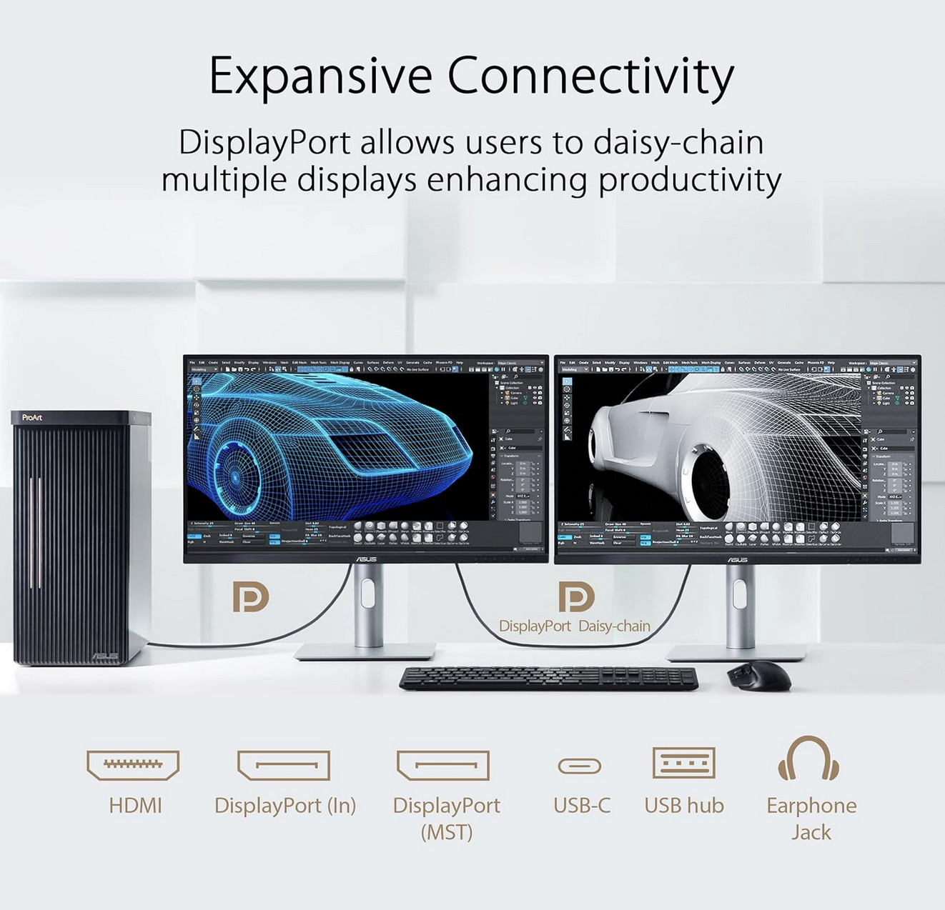 Asus ProArt PA279CRV connectivity