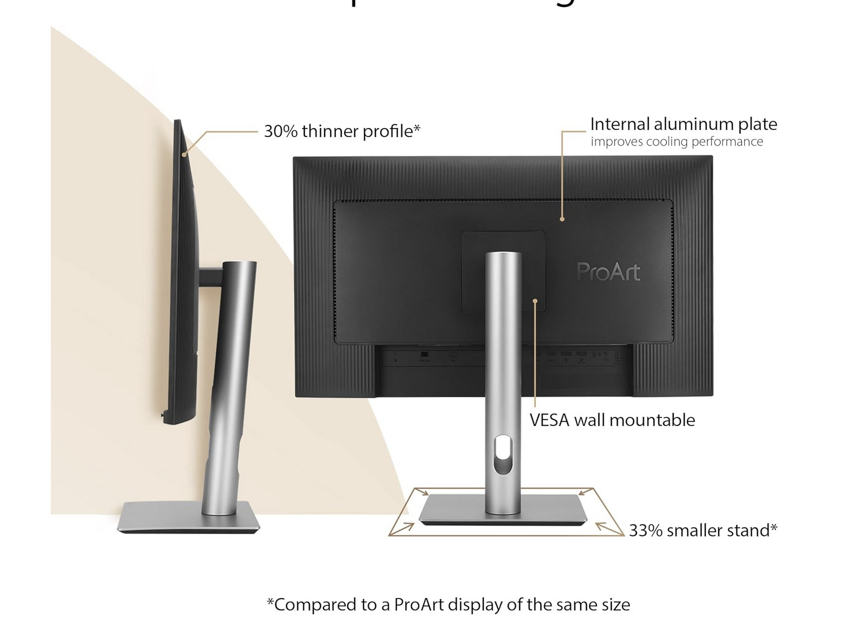 asus pro art pa279crv design
