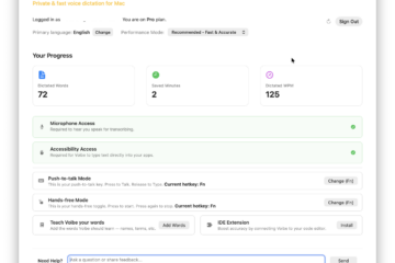 voibe offline dictation software for mac