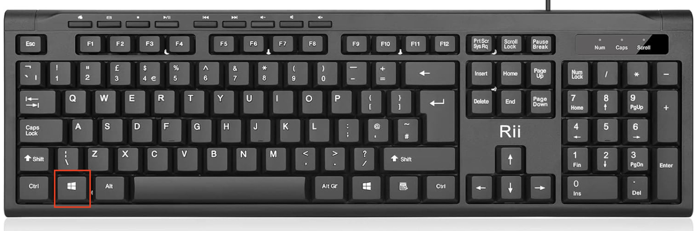 command key on mac windows keyboard