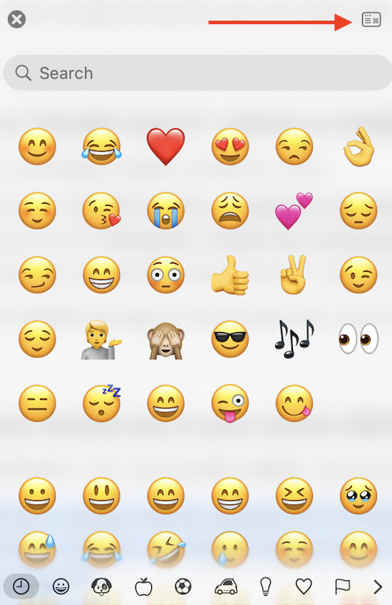 expland emojis on mac