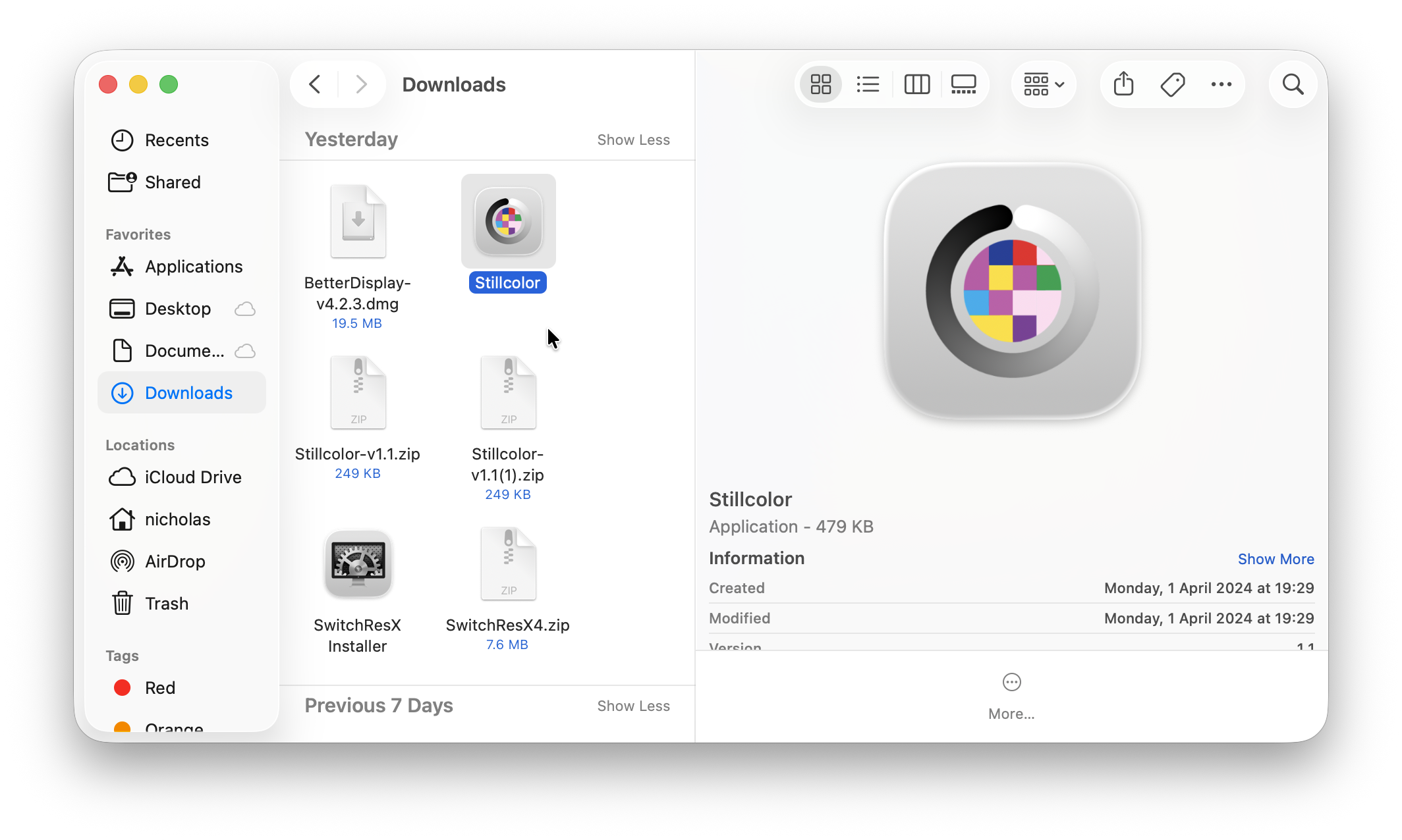 preview file in finder on mac