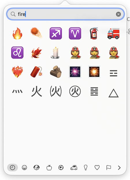 search emojis on mac