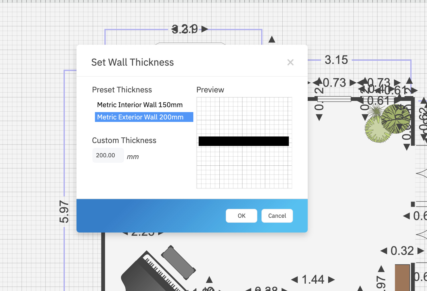 add and remove walls to floorplan on a mac