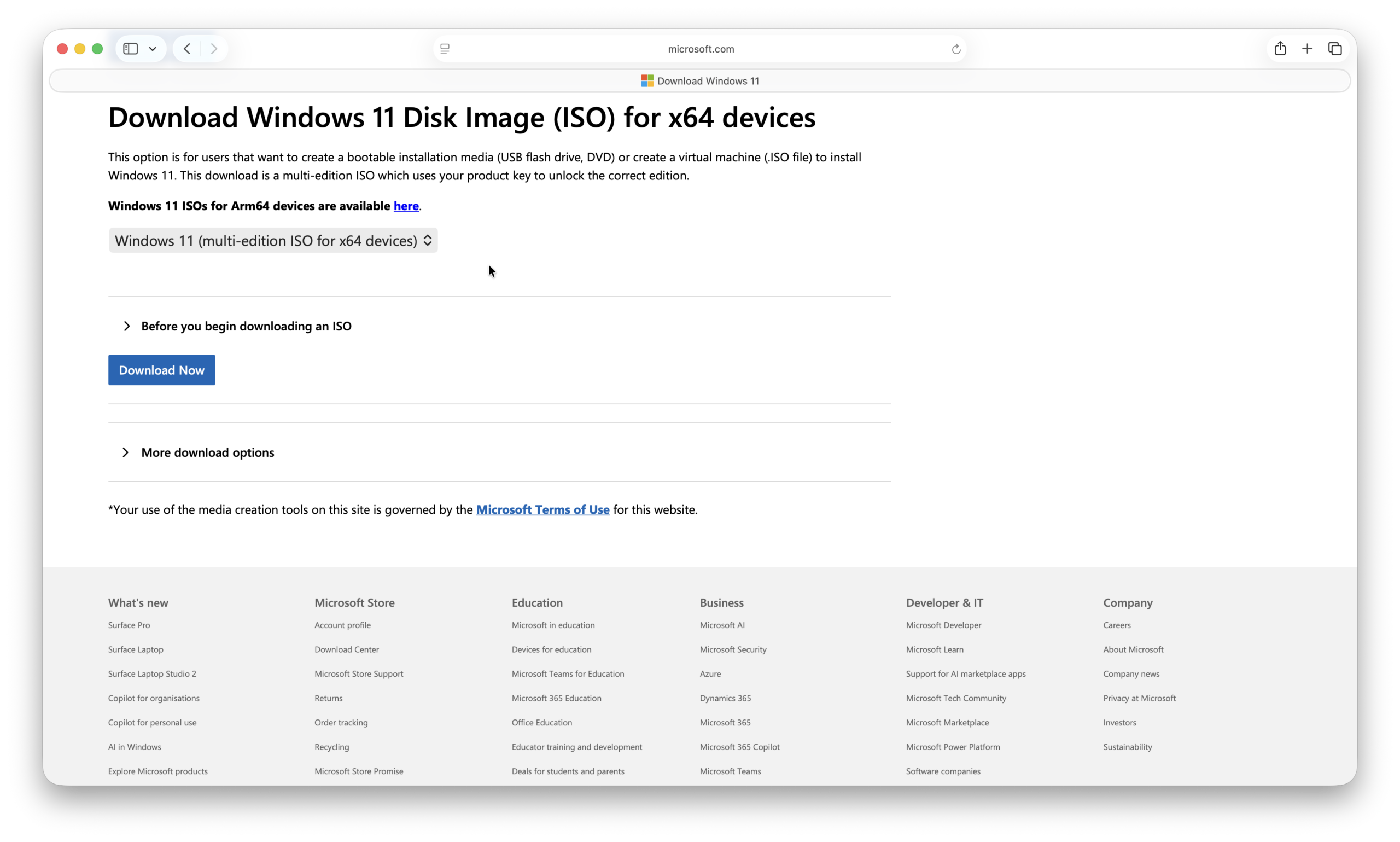 download windows 11 iso on mac