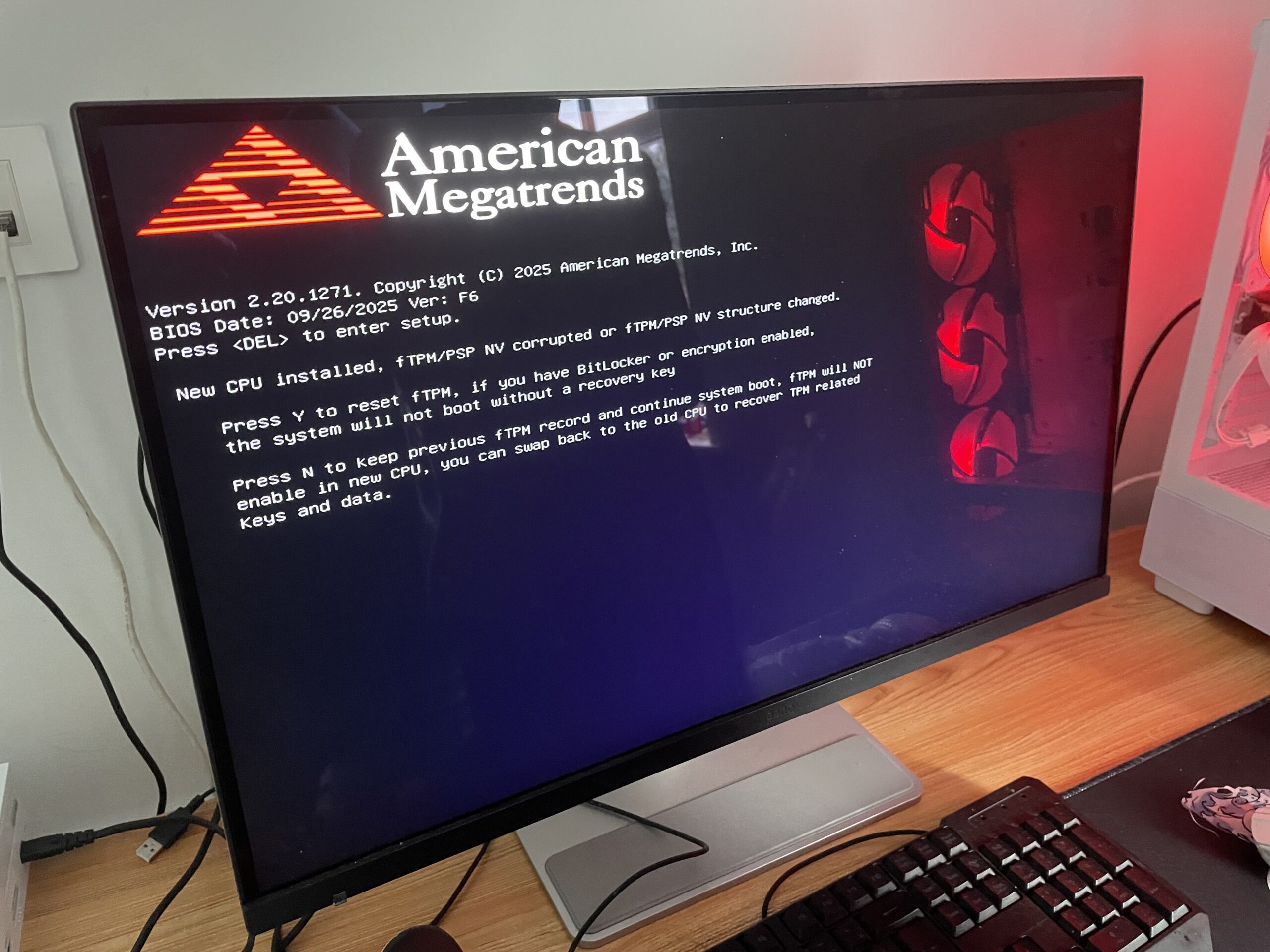 gigabyte B550M motherboard American Megatrends bios
