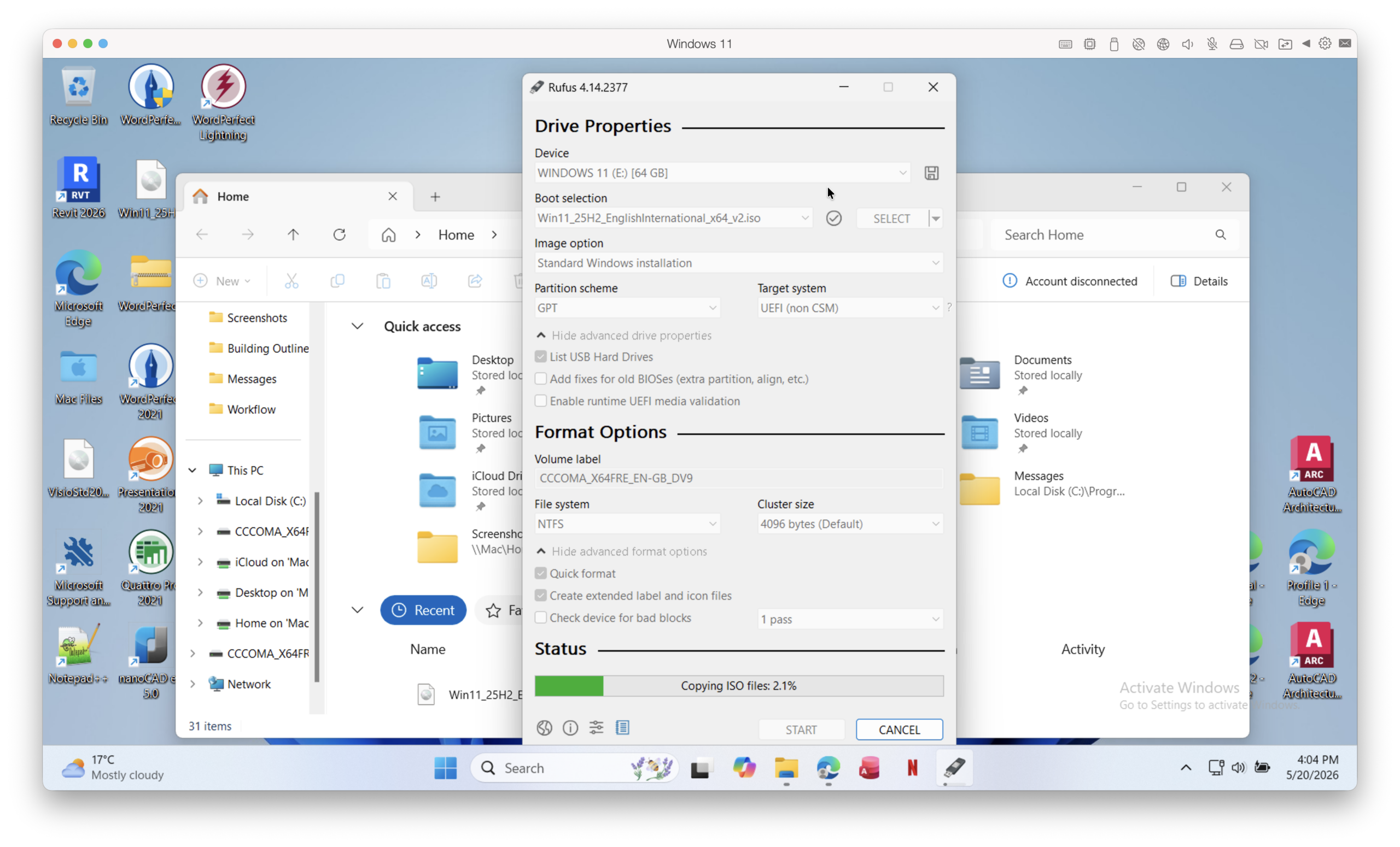rufus for mac alternatives