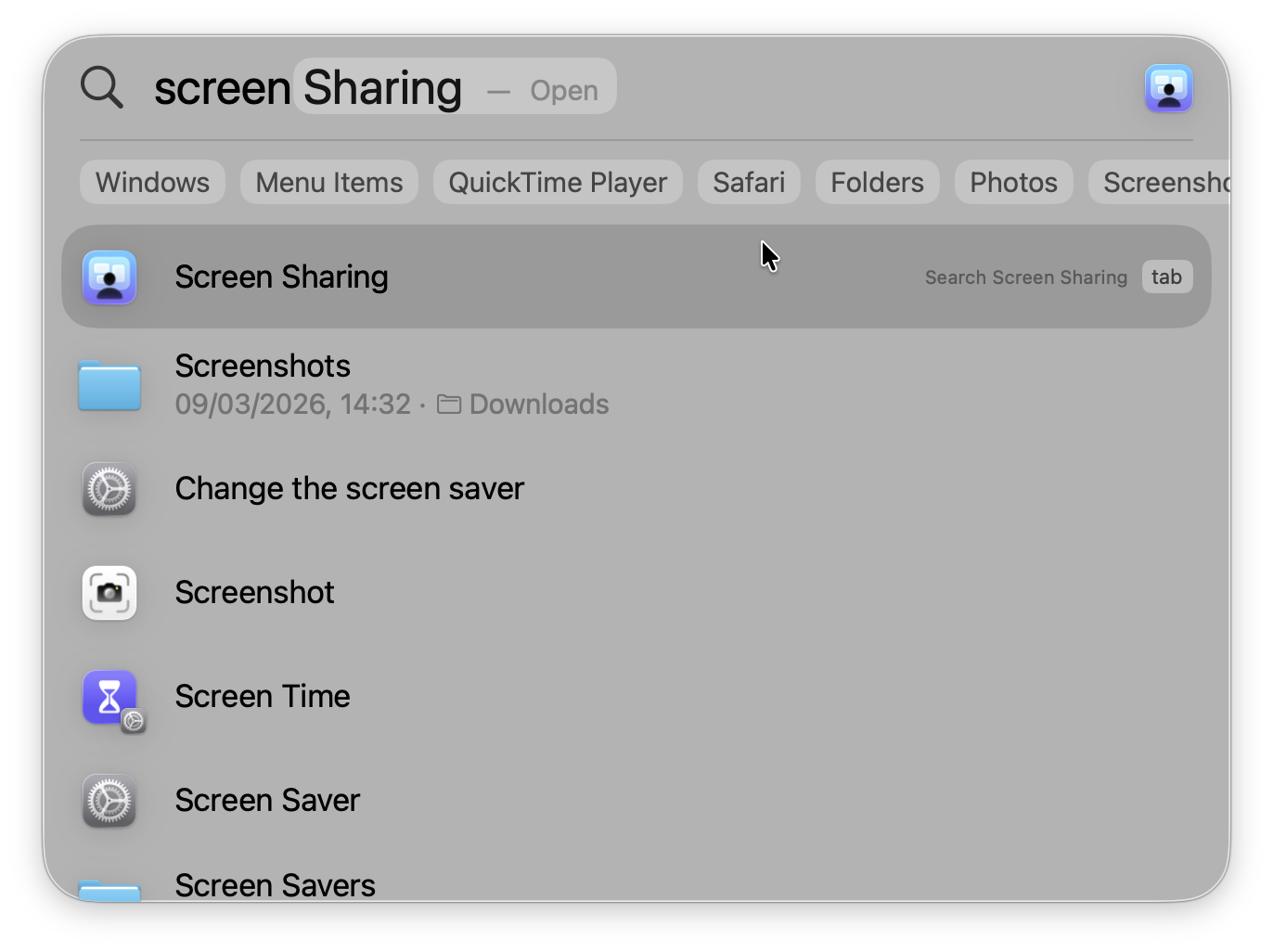 screen sharing app on mac