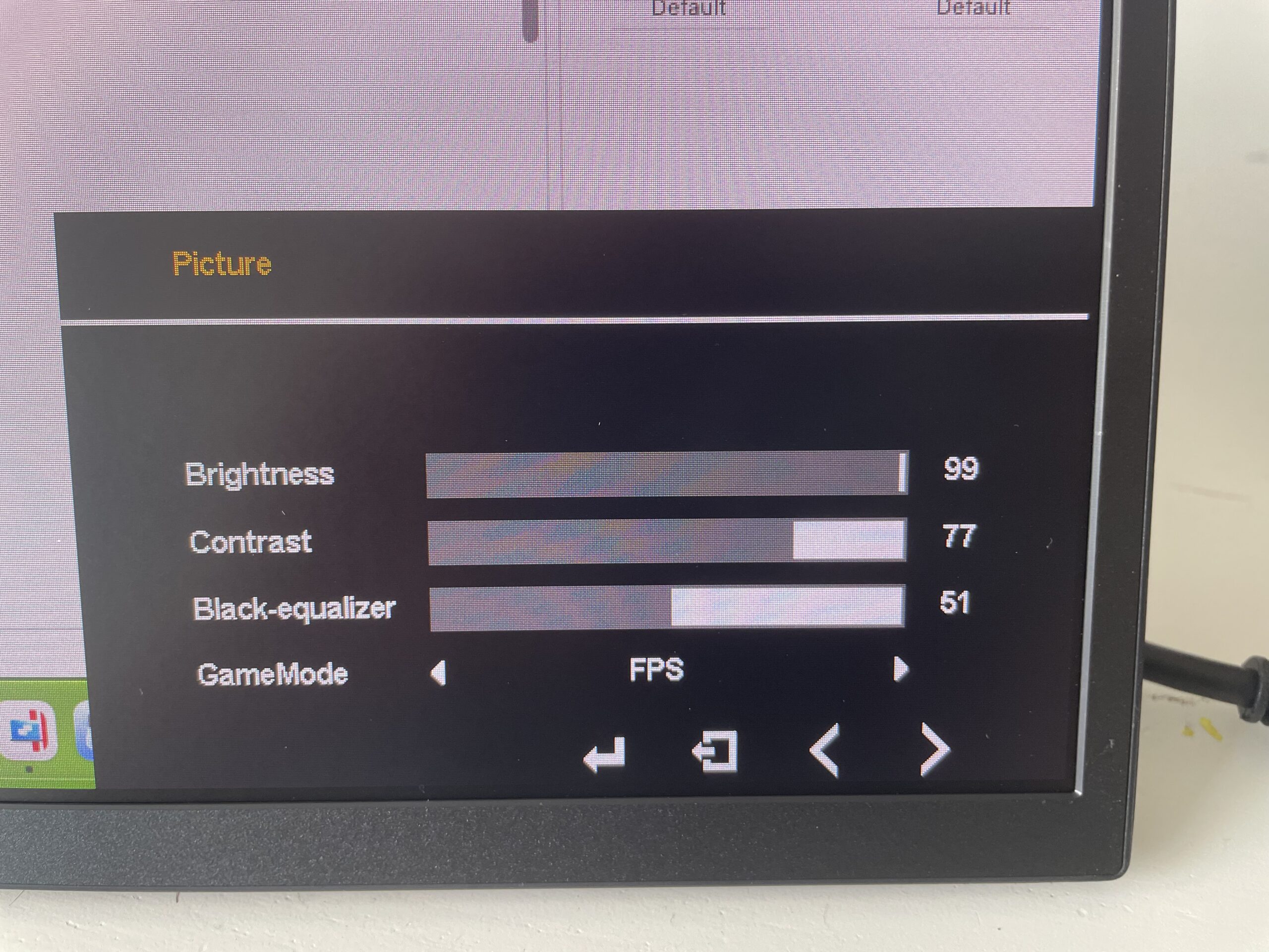 UPERFECT NxtLED Portable Monitor 18.5 120Hz on screen display controls
