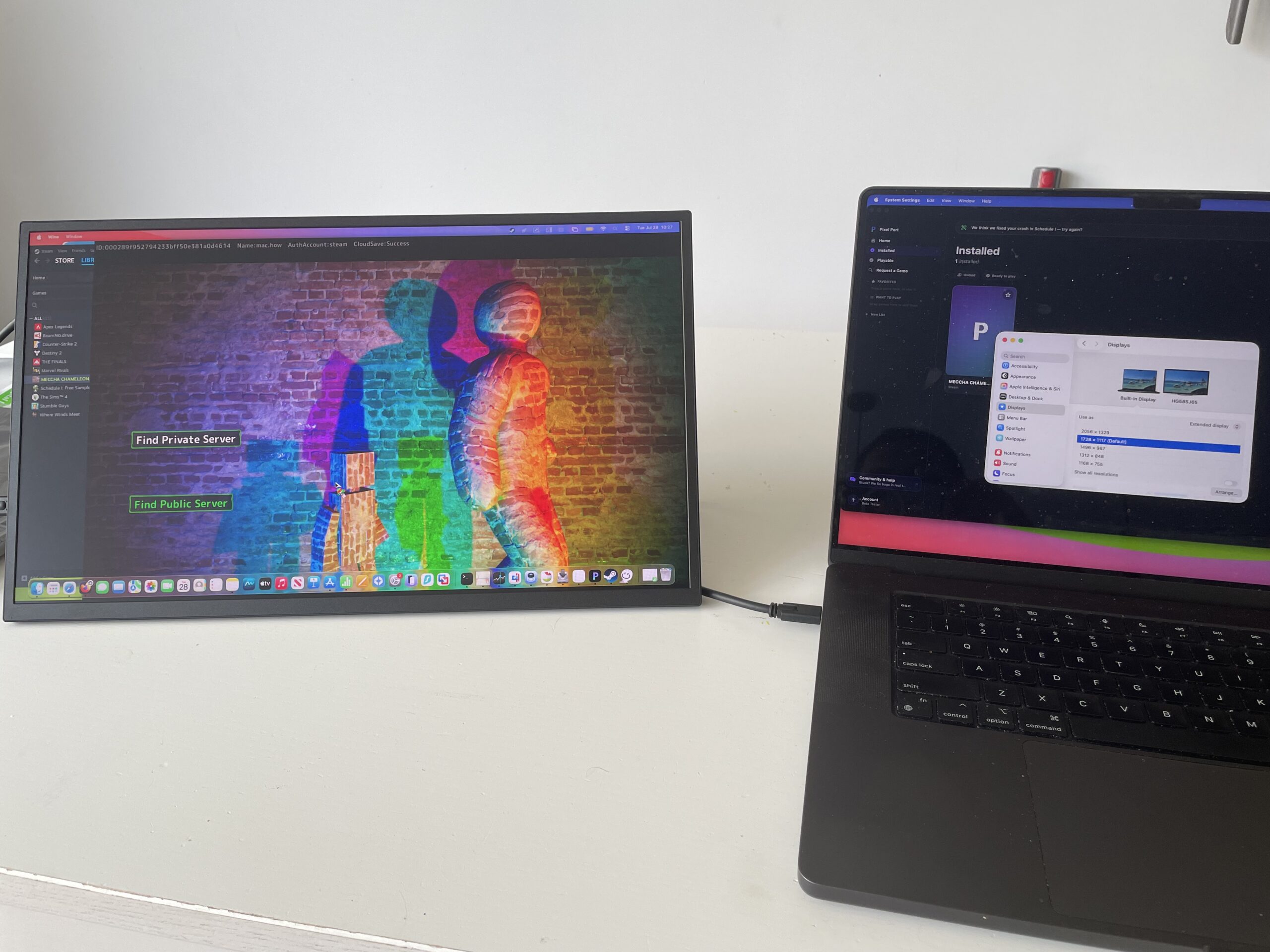 UPERFECT NxtLED Portable Monitor 18.5 gaming