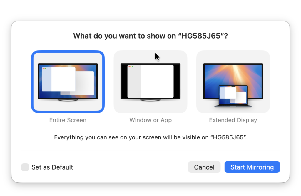 UPERFECT NxtLED Portable Monitor 18.5 macOS connection confirmed