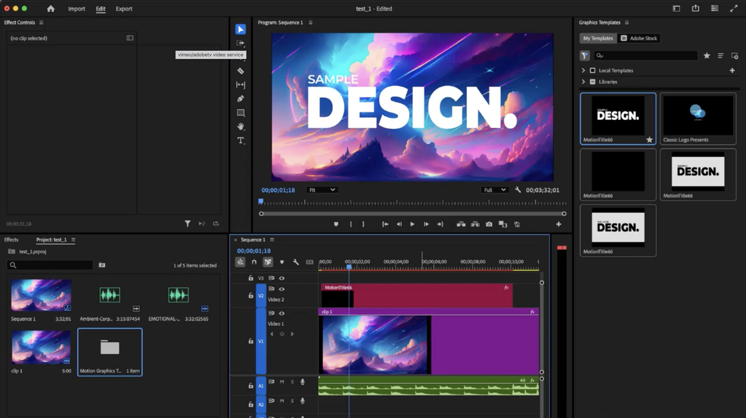 adobe premiere pro mac templates