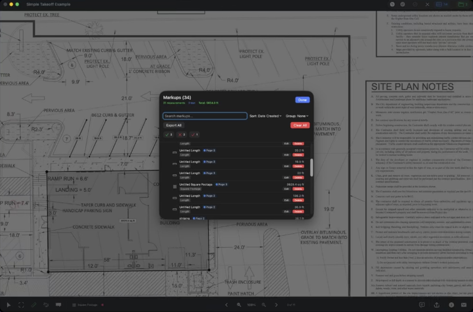 construction takeoff for mac