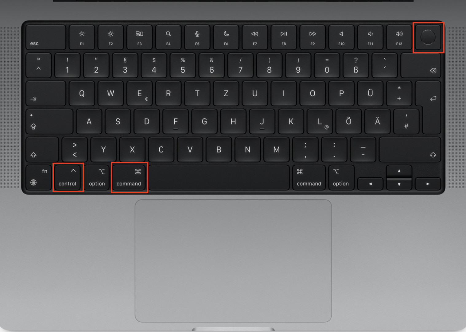 force restart macbook keyboard