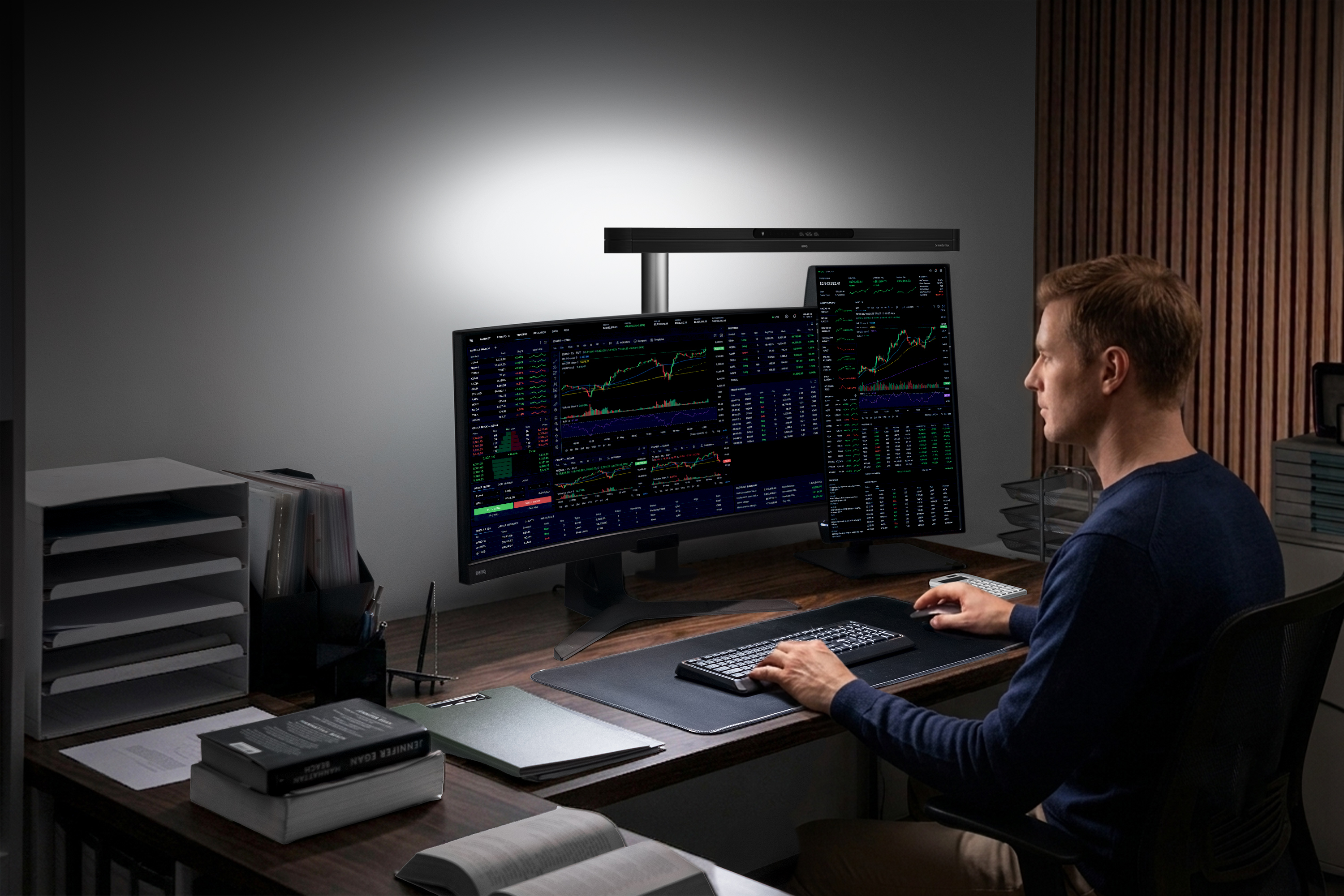 benq screenbar max vertical and horizontal setup