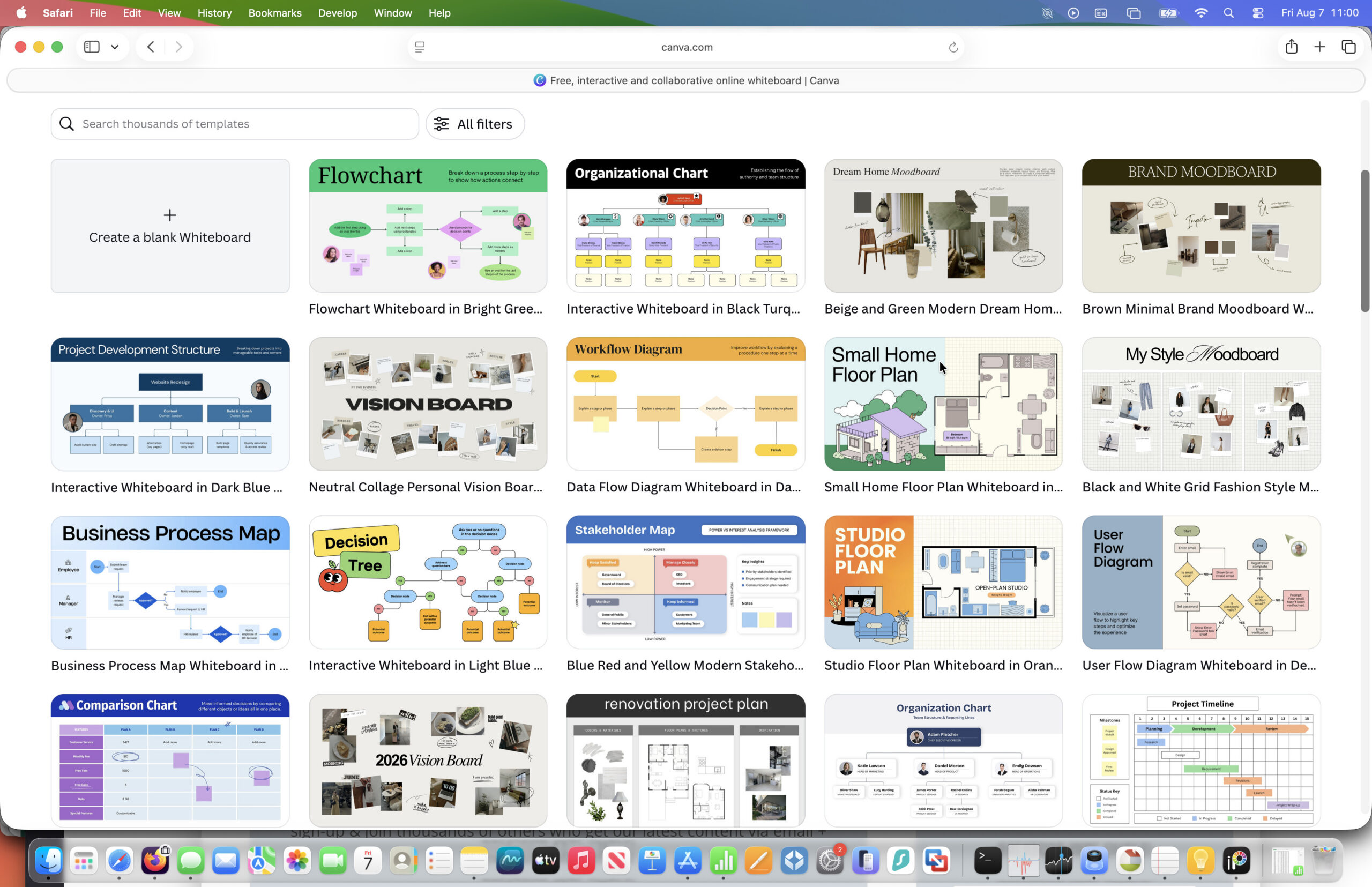 canva whiteboard on mac