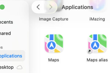 desktop shortcut created on mac