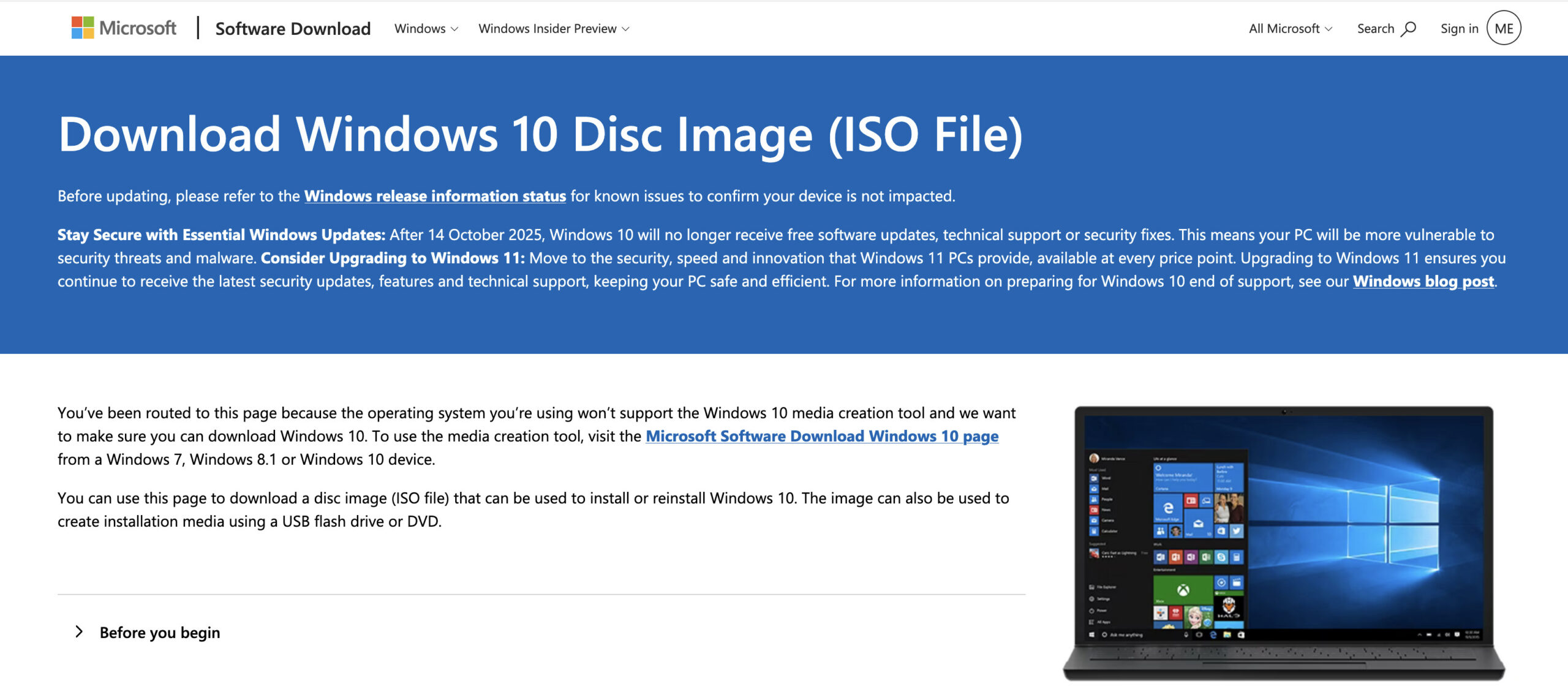 windows 10 iso download