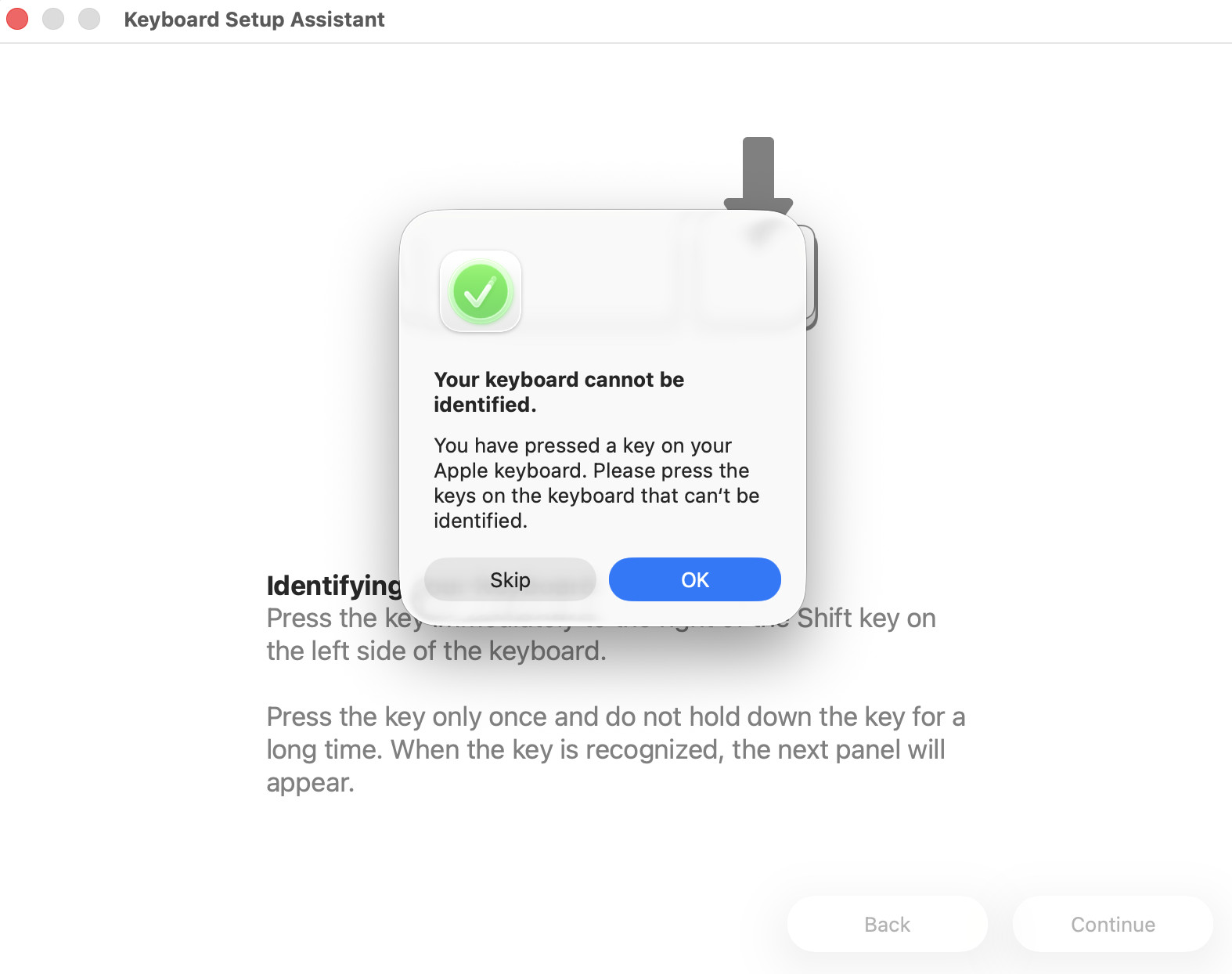 connection error macos